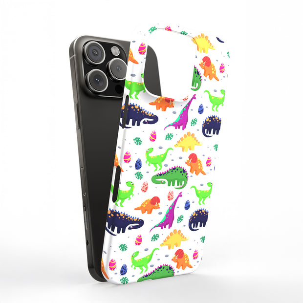Dinosaur 7 Tough Cases For Apple iPhone (17, 16, 15, 14, 13, 12, 11, X, SE, 8, 7/ Air, Plus, Pro, Max, Mini, XR, XS), Print in USA
