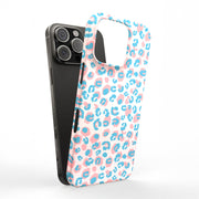 Pink Leopard Tough Cases For Apple iPhone (17, 16, 15, 14, 13, 12, 11, X, SE, 8, 7/ Air, Plus, Pro, Max, Mini, XR, XS), Print in USA