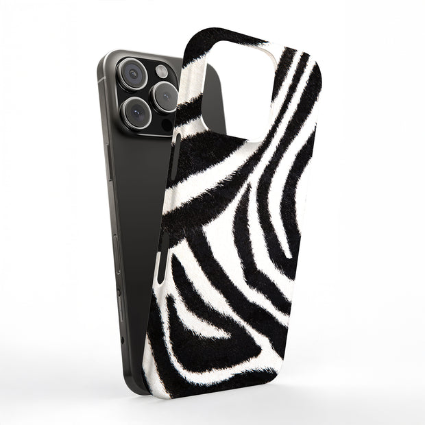 Zebra Fur 3 Tough Cases For Apple iPhone (17, 16, 15, 14, 13, 12, 11, X, SE, 8, 7/ Air, Plus, Pro, Max, Mini, XR, XS), Print in USA
