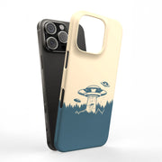 Alien Kidnap Tough Cases For Apple iPhone (17, 16, 15, 14, 13, 12, 11, X, SE, 8, 7/ Air, Plus, Pro, Max, Mini, XR, XS), Print in USA