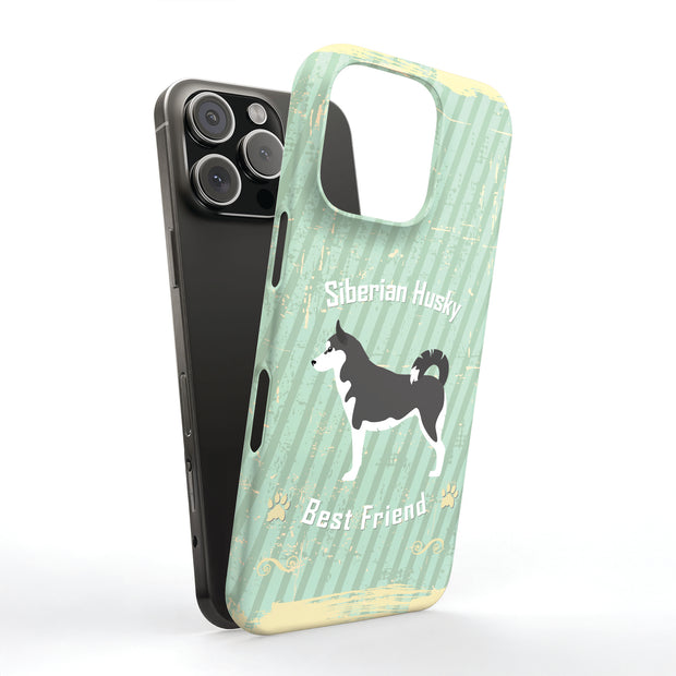 Husky Dog Tough Cases For Apple iPhone (17, 16, 15, 14, 13, 12, 11, X, SE, 8, 7/ Air, Plus, Pro, Max, Mini, XR, XS), Print in USA
