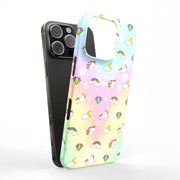 Rainbow Unicorn Tough Cases For Apple iPhone (17, 16, 15, 14, 13, 12, 11, X, SE, 8, 7/ Air, Plus, Pro, Max, Mini, XR, XS), Print in USA