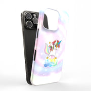 Unicorn Dabbing Tough Cases For Apple iPhone (17, 16, 15, 14, 13, 12, 11, X, SE, 8, 7/ Air, Plus, Pro, Max, Mini, XR, XS), Print in USA