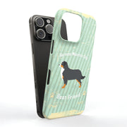 Bernese Dog Tough Cases For Apple iPhone (17, 16, 15, 14, 13, 12, 11, X, SE, 8, 7/ Air, Plus, Pro, Max, Mini, XR, XS), Print in USA