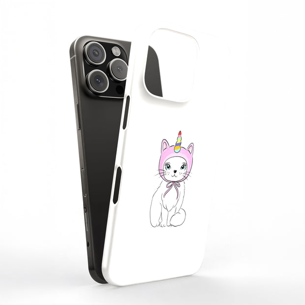 Unicorn Kitty Tough Cases For Apple iPhone (17, 16, 15, 14, 13, 12, 11, X, SE, 8, 7/ Air, Plus, Pro, Max, Mini, XR, XS), Print in USA
