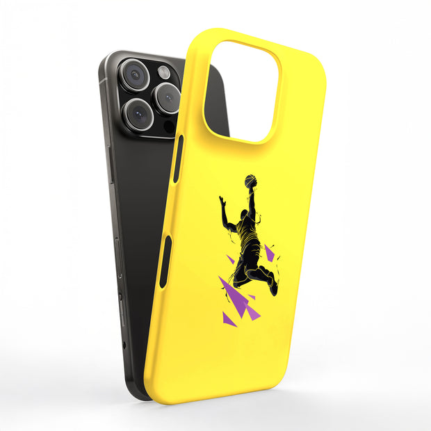Kobe Basket 2 Tough Cases For Apple iPhone (17, 16, 15, 14, 13, 12, 11, X, SE, 8, 7/ Air, Plus, Pro, Max, Mini, XR, XS), Print in USA