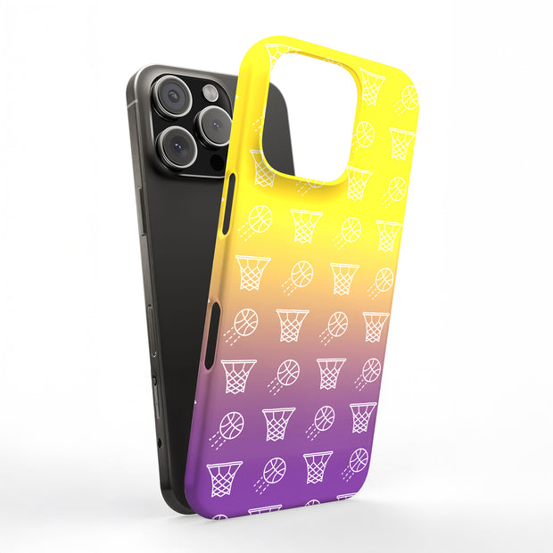 Basketball Tough Cases For Apple iPhone (17, 16, 15, 14, 13, 12, 11, X, SE, 8, 7/ Air, Plus, Pro, Max, Mini, XR, XS), Print in USA
