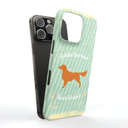 Retriever Dog Tough Cases For Apple iPhone (17, 16, 15, 14, 13, 12, 11, X, SE, 8, 7/ Air, Plus, Pro, Max, Mini, XR, XS), Print in USA