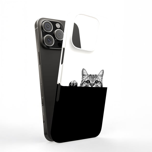 Hide Cat Tough Cases For Apple iPhone (17, 16, 15, 14, 13, 12, 11, X, SE, 8, 7/ Air, Plus, Pro, Max, Mini, XR, XS), Print in USA