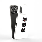 Black Cat Tough Cases For Apple iPhone (17, 16, 15, 14, 13, 12, 11, X, SE, 8, 7/ Air, Plus, Pro, Max, Mini, XR, XS), Print in USA