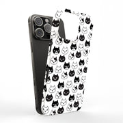 Cute Kitten Tough Cases For Apple iPhone (17, 16, 15, 14, 13, 12, 11, X, SE, 8, 7/ Air, Plus, Pro, Max, Mini, XR, XS), Print in USA