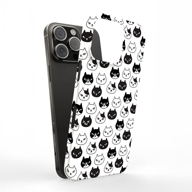 Cute Kitten Tough Cases For Apple iPhone (17, 16, 15, 14, 13, 12, 11, X, SE, 8, 7/ Air, Plus, Pro, Max, Mini, XR, XS), Print in USA