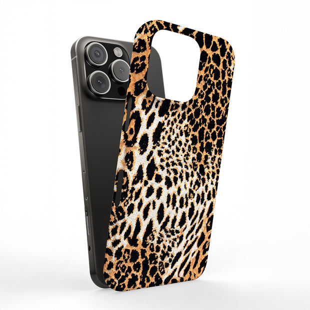 Leopard Pattern Tough Cases For Apple iPhone (17, 16, 15, 14, 13, 12, 11, X, SE, 8, 7/ Air, Plus, Pro, Max, Mini, XR, XS), Print in USA