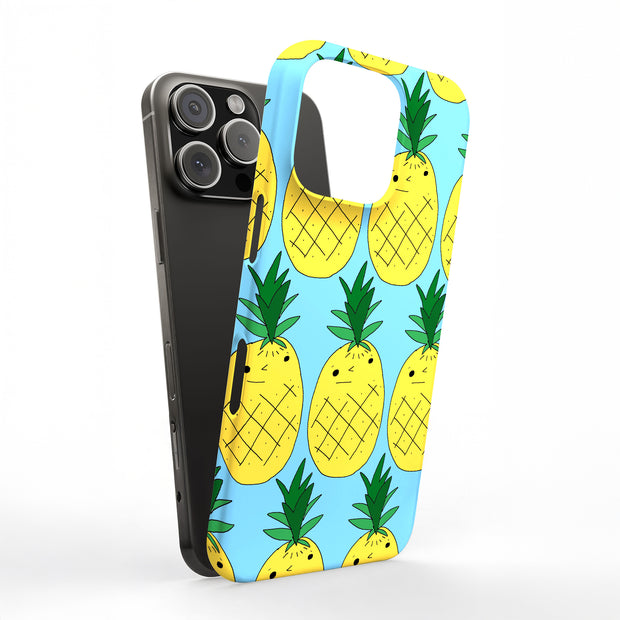 Pineapple 1 Tough Cases For Apple iPhone (17, 16, 15, 14, 13, 12, 11, X, SE, 8, 7/ Air, Plus, Pro, Max, Mini, XR, XS), Print in USA