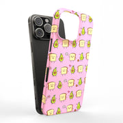Pink Avocado Tough Cases For Apple iPhone (17, 16, 15, 14, 13, 12, 11, X, SE, 8, 7/ Air, Plus, Pro, Max, Mini, XR, XS), Print in USA