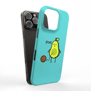 Funny Avocado 2 Tough Cases For Apple iPhone (17, 16, 15, 14, 13, 12, 11, X, SE, 8, 7/ Air, Plus, Pro, Max, Mini, XR, XS), Print in USA