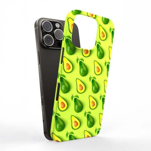 Funny Avocado 4 Tough Cases For Apple iPhone (17, 16, 15, 14, 13, 12, 11, X, SE, 8, 7/ Air, Plus, Pro, Max, Mini, XR, XS), Print in USA