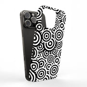 Circles Tough Cases For Apple iPhone (17, 16, 15, 14, 13, 12, 11, X, SE, 8, 7/ Air, Plus, Pro, Max, Mini, XR, XS), Print in USA