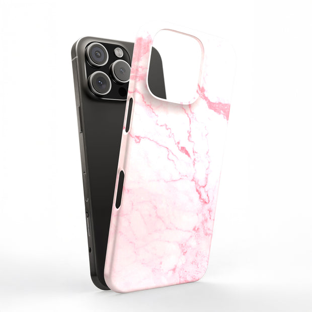 Pink Marble 2 Tough Cases For Apple iPhone (17, 16, 15, 14, 13, 12, 11, X, SE, 8, 7/ Air, Plus, Pro, Max, Mini, XR, XS), Print in USA