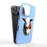 Animal Cow Tough Cases For Apple iPhone (17, 16, 15, 14, 13, 12, 11, X, SE, 8, 7/ Air, Plus, Pro, Max, Mini, XR, XS), Print in USA