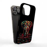 Elephant Color Tough Cases For Apple iPhone (17, 16, 15, 14, 13, 12, 11, X, SE, 8, 7/ Air, Plus, Pro, Max, Mini, XR, XS), Print in USA