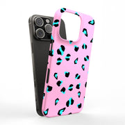 Pink Leopard 1 Tough Cases For Apple iPhone (17, 16, 15, 14, 13, 12, 11, X, SE, 8, 7/ Air, Plus, Pro, Max, Mini, XR, XS), Print in USA