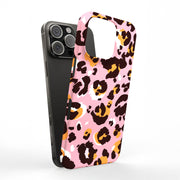 Pink Leopard 2 Tough Cases For Apple iPhone (17, 16, 15, 14, 13, 12, 11, X, SE, 8, 7/ Air, Plus, Pro, Max, Mini, XR, XS), Print in USA