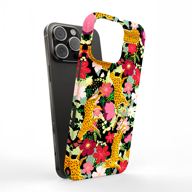Leopard Cheetah Tough Cases For Apple iPhone (17, 16, 15, 14, 13, 12, 11, X, SE, 8, 7/ Air, Plus, Pro, Max, Mini, XR, XS), Print in USA