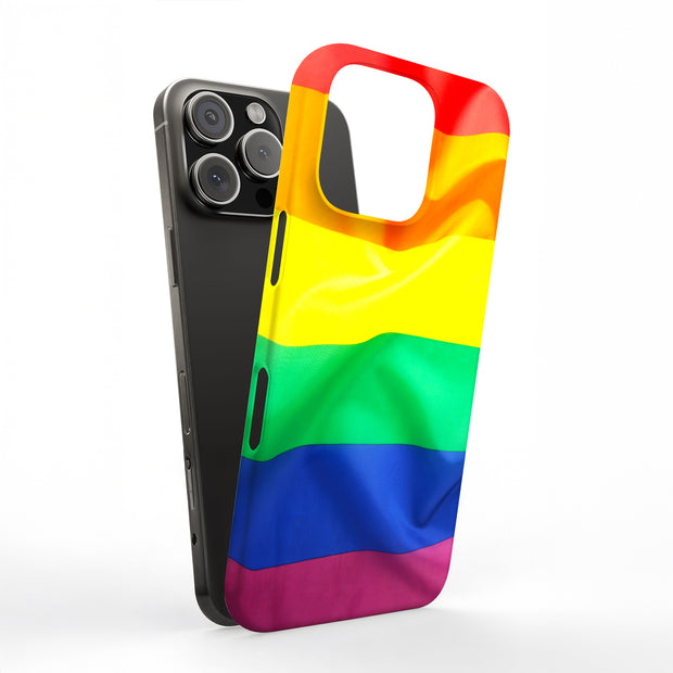 Rainbow LGBTQ Tough Cases For Apple iPhone (17, 16, 15, 14, 13, 12, 11, X, SE, 8, 7/ Air, Plus, Pro, Max, Mini, XR, XS), Print in USA