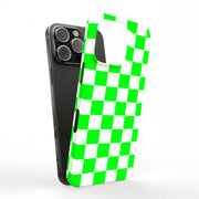 Bright Checker Tough Cases For Apple iPhone (17, 16, 15, 14, 13, 12, 11, X, SE, 8, 7/ Air, Plus, Pro, Max, Mini, XR, XS), Print in USA