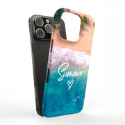 Summer Beach Tough Cases For Apple iPhone (17, 16, 15, 14, 13, 12, 11, X, SE, 8, 7/ Air, Plus, Pro, Max, Mini, XR, XS), Print in USA
