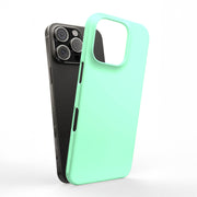 Mint Green Tough Cases For Apple iPhone (17, 16, 15, 14, 13, 12, 11, X, SE, 8, 7/ Air, Plus, Pro, Max, Mini, XR, XS), Print in USA