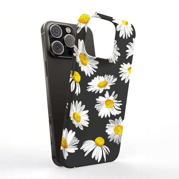 Daisy Floral Tough Cases For Apple iPhone (17, 16, 15, 14, 13, 12, 11, X, SE, 8, 7/ Air, Plus, Pro, Max, Mini, XR, XS), Print in USA