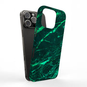 Green Marble 1 Tough Cases For Apple iPhone (17, 16, 15, 14, 13, 12, 11, X, SE, 8, 7/ Air, Plus, Pro, Max, Mini, XR, XS), Print in USA