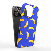 Banana Design Tough Cases For Apple iPhone (17, 16, 15, 14, 13, 12, 11, X, SE, 8, 7/ Air, Plus, Pro, Max, Mini, XR, XS), Print in USA