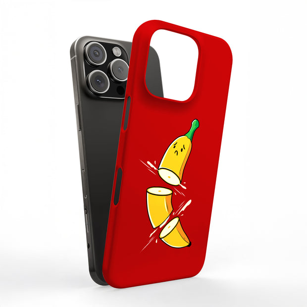 Cartoon Banana Tough Cases For Apple iPhone (17, 16, 15, 14, 13, 12, 11, X, SE, 8, 7/ Air, Plus, Pro, Max, Mini, XR, XS), Print in USA