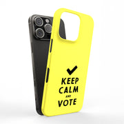 Election Vote Tough Cases For Apple iPhone (17, 16, 15, 14, 13, 12, 11, X, SE, 8, 7/ Air, Plus, Pro, Max, Mini, XR, XS), Print in USA