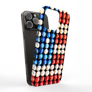 USA Baseball Tough Cases For Apple iPhone (17, 16, 15, 14, 13, 12, 11, X, SE, 8, 7/ Air, Plus, Pro, Max, Mini, XR, XS), Print in USA