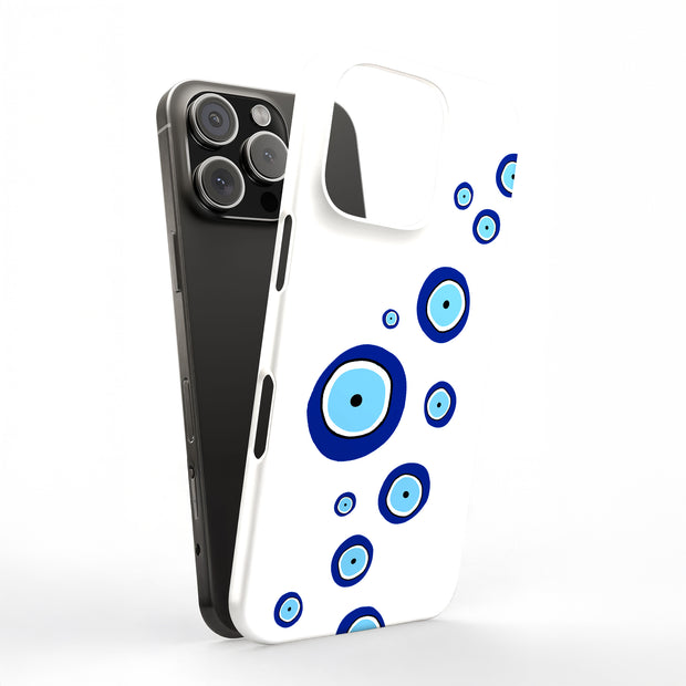 Turkish Nazar Tough Cases For Apple iPhone (17, 16, 15, 14, 13, 12, 11, X, SE, 8, 7/ Air, Plus, Pro, Max, Mini, XR, XS), Print in USA