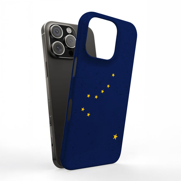 Alaska Flag Tough Cases For Apple iPhone (17, 16, 15, 14, 13, 12, 11, X, SE, 8, 7/ Air, Plus, Pro, Max, Mini, XR, XS), Print in USA