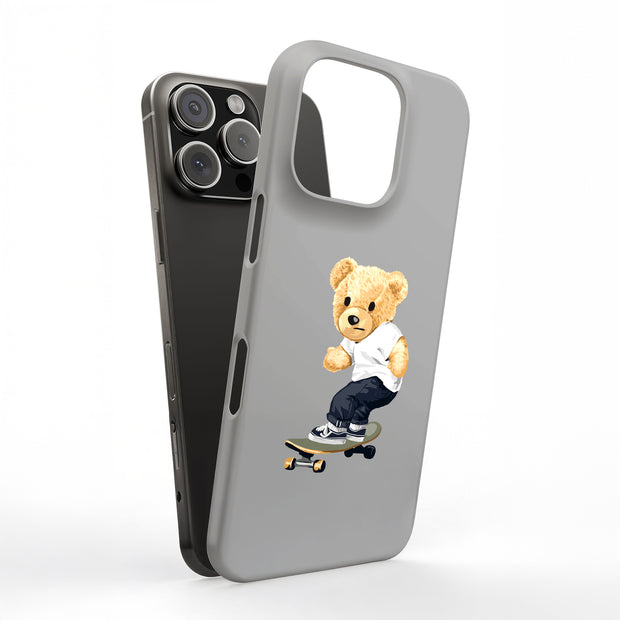 Thrasher Teddy Tough Cases For Apple iPhone (17, 16, 15, 14, 13, 12, 11, X, SE, 8, 7/ Air, Plus, Pro, Max, Mini, XR, XS), Print in USA