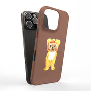 Duck Teddy Bear Tough Cases For Apple iPhone (17, 16, 15, 14, 13, 12, 11, X, SE, 8, 7/ Air, Plus, Pro, Max, Mini, XR, XS), Print in USA