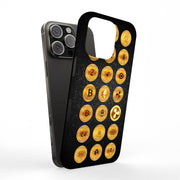 Bitcoin Crypto4 Tough Cases For Apple iPhone (17, 16, 15, 14, 13, 12, 11, X, SE, 8, 7/ Air, Plus, Pro, Max, Mini, XR, XS), Print in USA