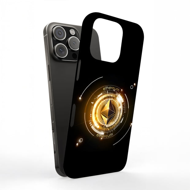 Ethereum Crypto Tough Cases For Apple iPhone (17, 16, 15, 14, 13, 12, 11, X, SE, 8, 7/ Air, Plus, Pro, Max, Mini, XR, XS), Print in USA