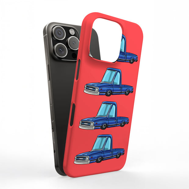 Pickup Truck Tough Cases For Apple iPhone (17, 16, 15, 14, 13, 12, 11, X, SE, 8, 7/ Air, Plus, Pro, Max, Mini, XR, XS), Print in USA
