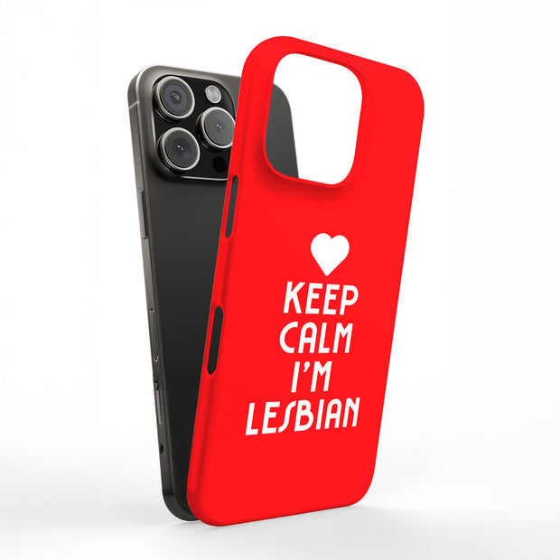 Keep Calm LGBT Tough Cases For Apple iPhone (17, 16, 15, 14, 13, 12, 11, X, SE, 8, 7/ Air, Plus, Pro, Max, Mini, XR, XS), Print in USA