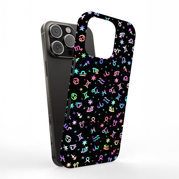 Astrology Signs Tough Cases For Apple iPhone (17, 16, 15, 14, 13, 12, 11, X, SE, 8, 7/ Air, Plus, Pro, Max, Mini, XR, XS), Print in USA
