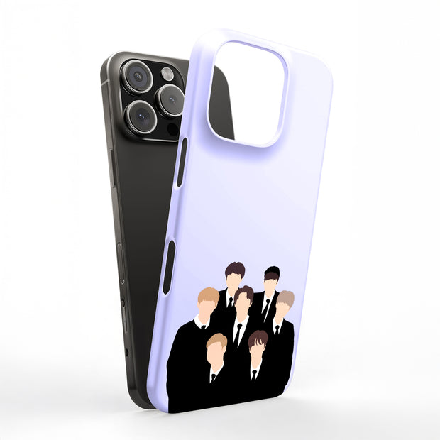 BTS KPOP 10 Tough Cases For Apple iPhone (17, 16, 15, 14, 13, 12, 11, X, SE, 8, 7/ Air, Plus, Pro, Max, Mini, XR, XS), Print in USA