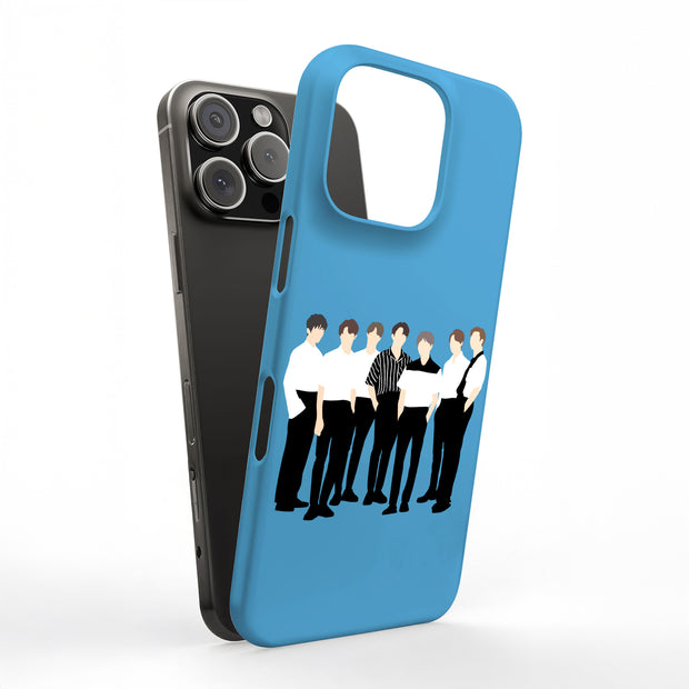 BTS Bangtan 13 Tough Cases For Apple iPhone (17, 16, 15, 14, 13, 12, 11, X, SE, 8, 7/ Air, Plus, Pro, Max, Mini, XR, XS), Print in USA