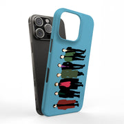 BTS Bangtan 16 Tough Cases For Apple iPhone (17, 16, 15, 14, 13, 12, 11, X, SE, 8, 7/ Air, Plus, Pro, Max, Mini, XR, XS), Print in USA